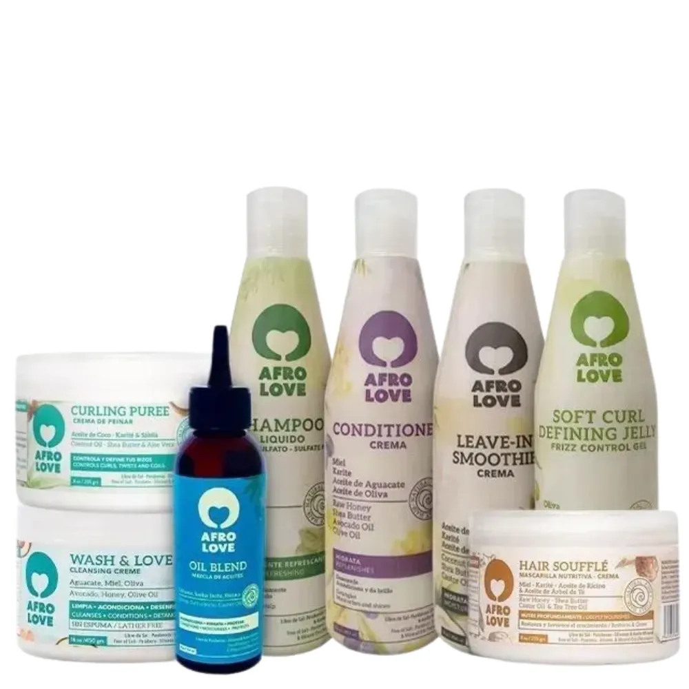 Pack Afro Love Completo Shampoo Menta + Gel Soft Curl